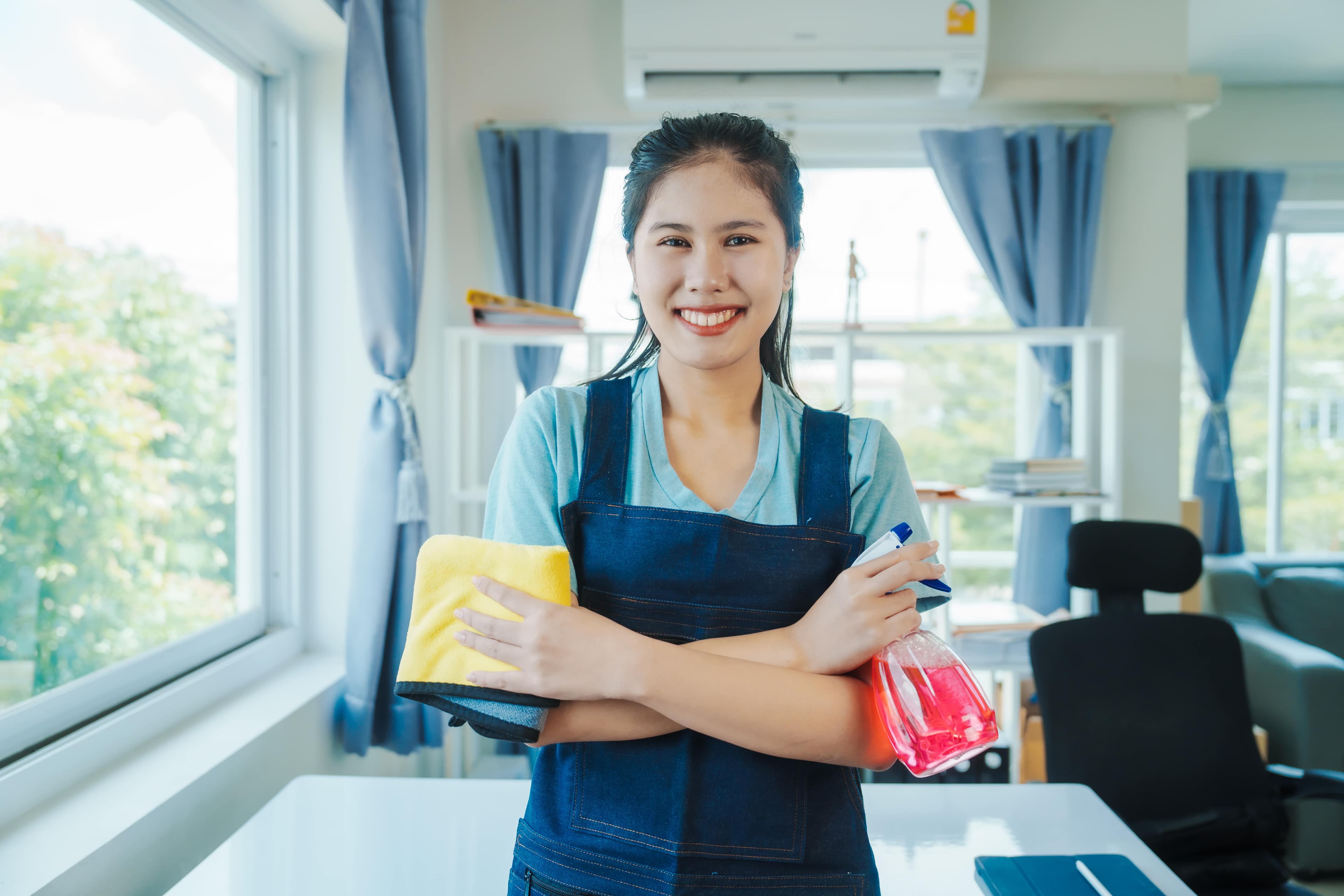 Cleaning lady