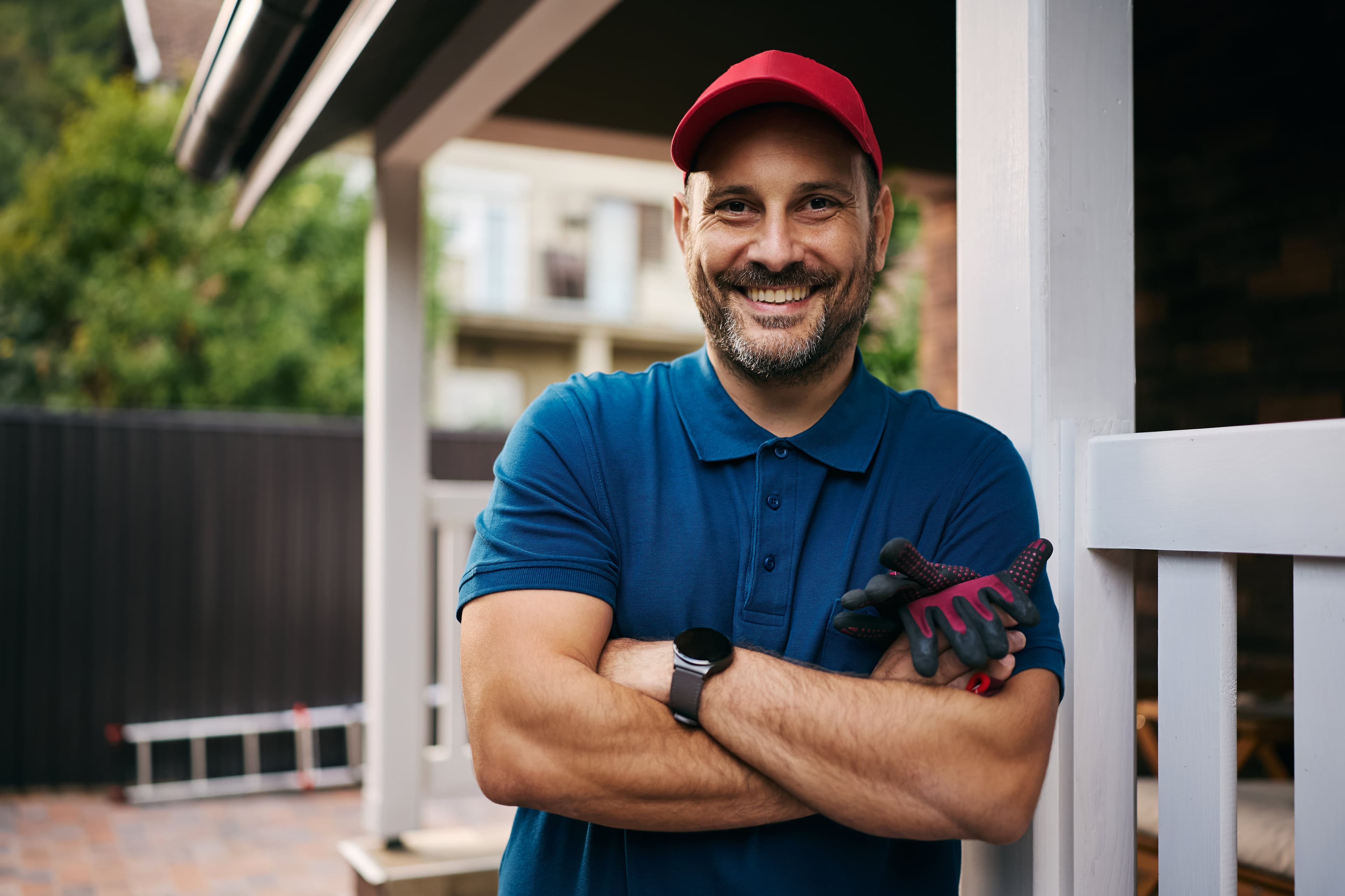 Happy handyman
